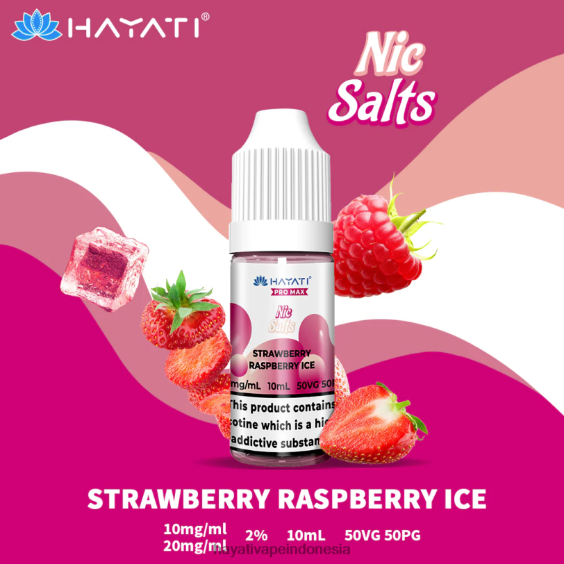 Hayati Pro Max garam bagus es rasberi stroberi A84L8245 - Hayati Vape Review