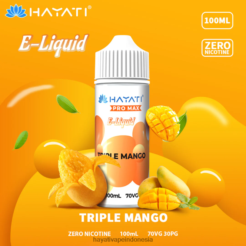 Hayati Pro Max garam bagus mangga rangkap tiga A84L8258 - Hayati Flavour Vapes