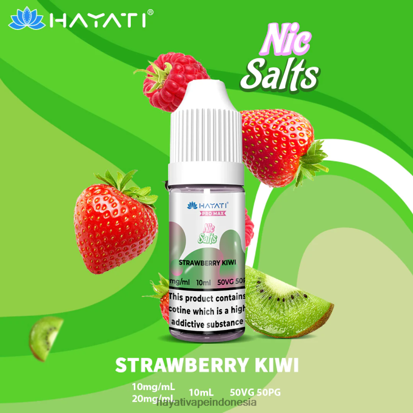 Hayati Pro Max garam bagus stroberi kiwi A84L8253 - Hayati Vape Indonesia