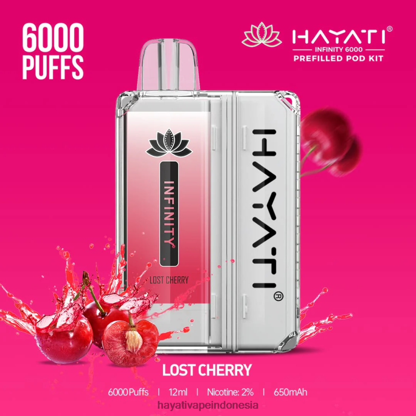 Hayati Infinity 6000 pod kit ceri yang hilang A84L8154 - Hayati Vape Near Me