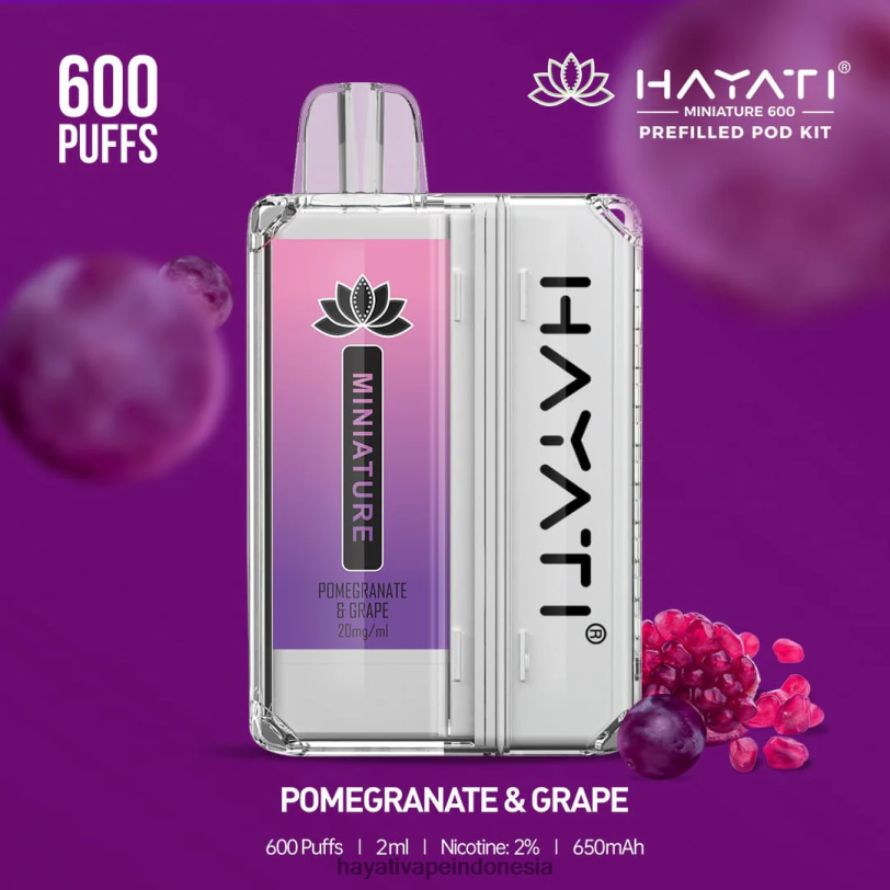 Hayati Miniature 600 pod kit delima & anggur A84L842 - Hayati Jakarta