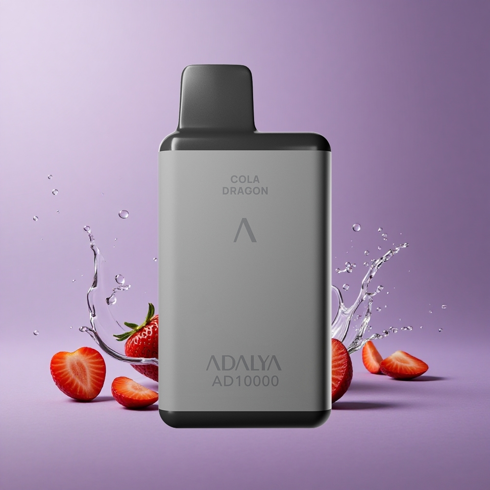 Adalya AD 10000 Puffs Semprotan Stroberi 14ml USB-C 650mAh