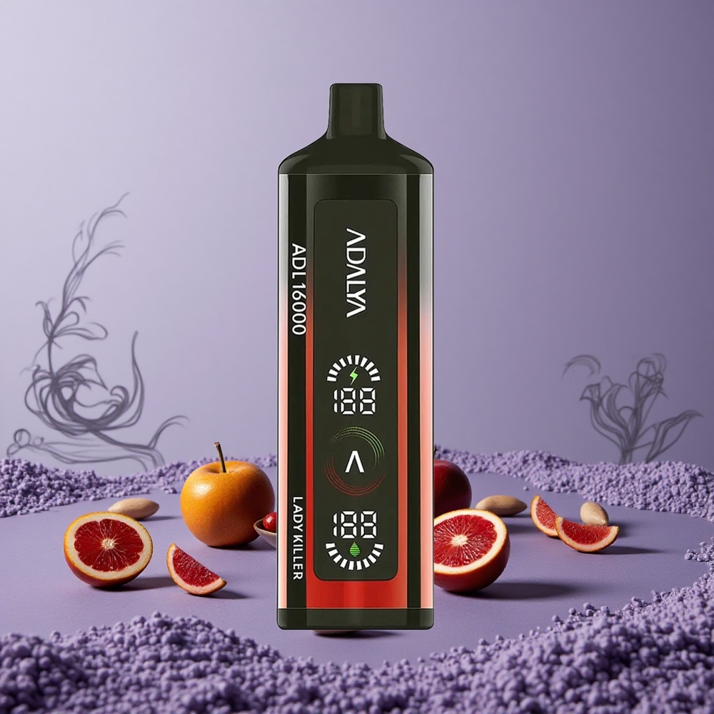 Adalya ADL 16000 PRO Puffs Vape ühekordne Lady Killer Layar Digital Baterai 1000 mAh