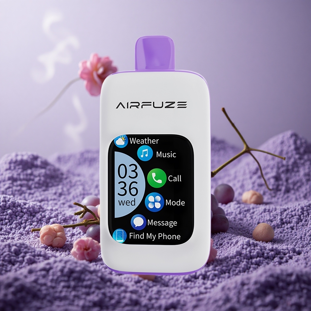 AirFuze Smart 30000 Puffs 5% Nikotin Vape ühekordne Grape Burst