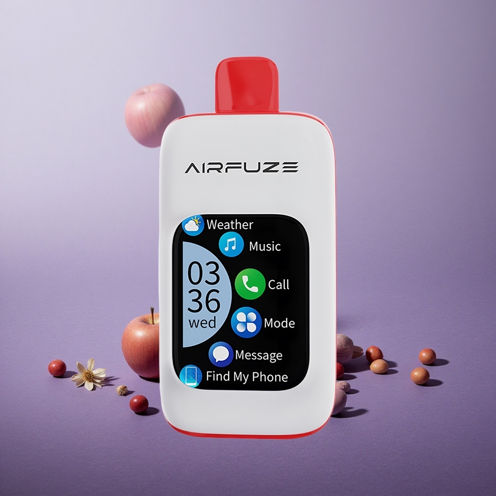AirFuze Smart 30000 Puffs Triple Apple Layar Sentuh 2.01" TFT Baterai 900mAh