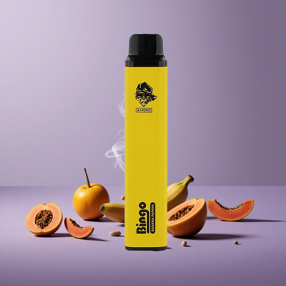 Aivono Aim Bingo 4000 Puffs Vape Pisang Pepaya 1000mAh 10mL