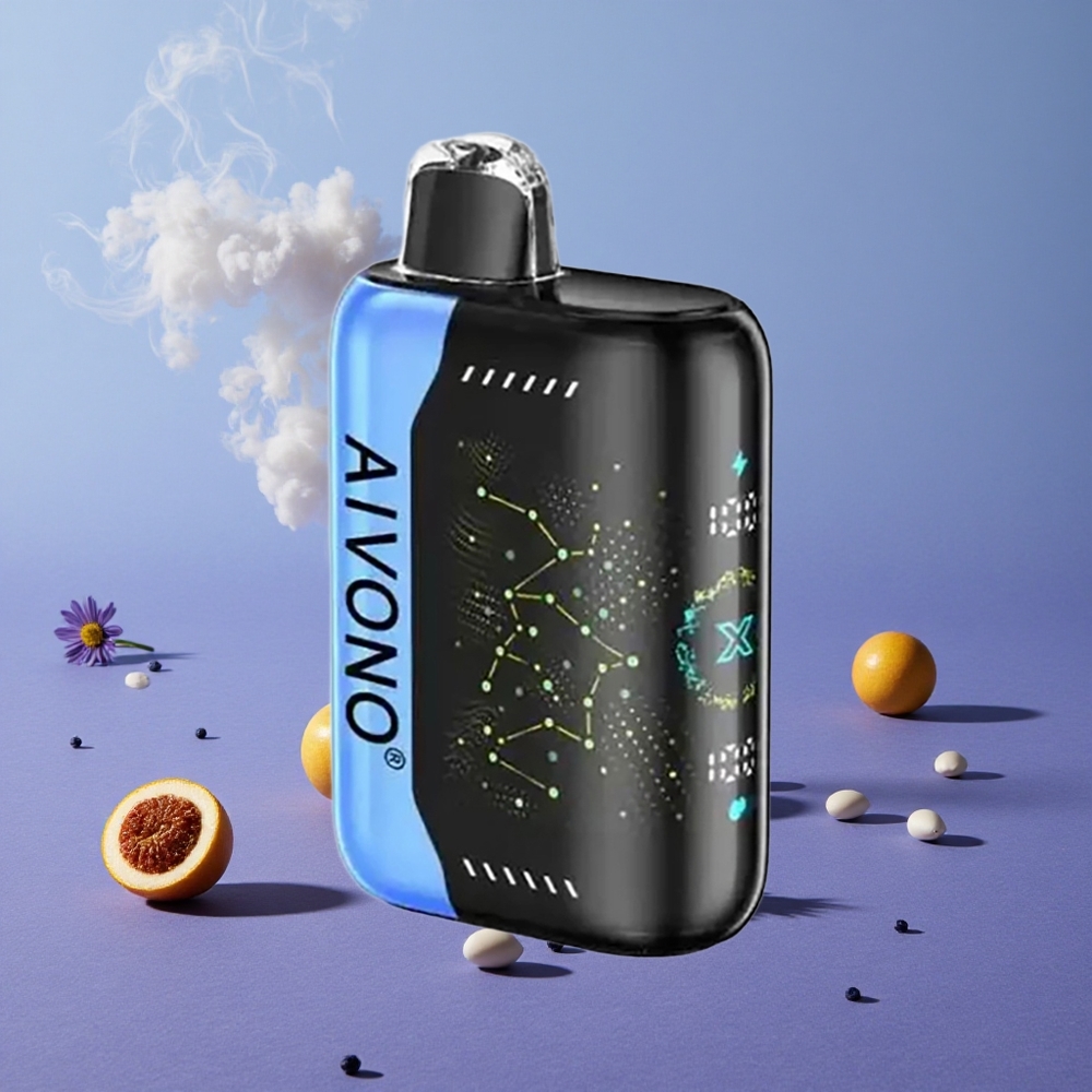 Aivono Aim Boom 25000 Puffs Kapasitas 28ml Blue Rancher