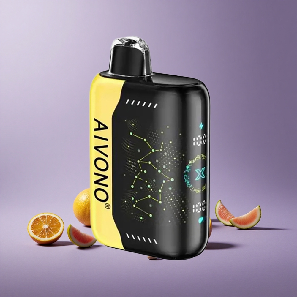 Aivono Aim Boom 25000 Puffs Vape Melon Lemon 28ml Kapasitas E-Liquid