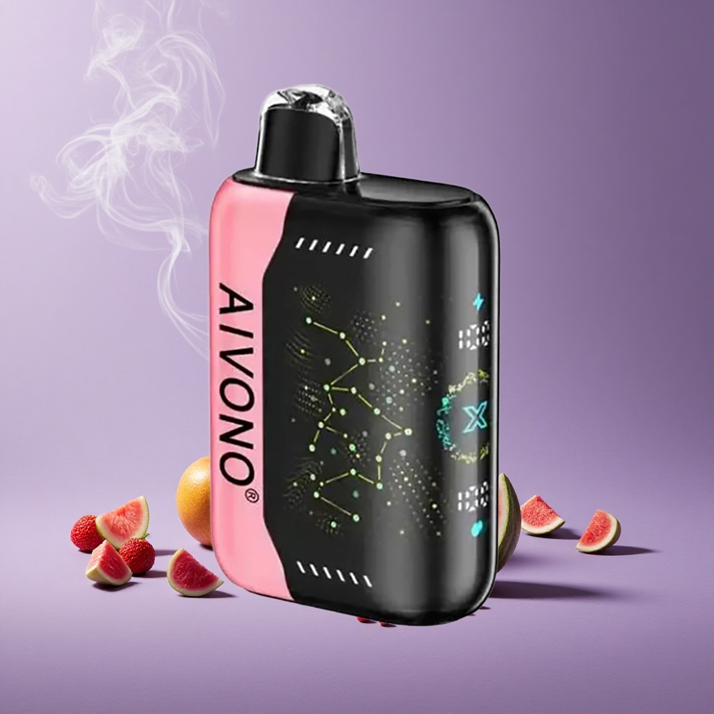 Aivono Aim Boom 25000 Puffs Vape Semangka Es Kapasitas 28ml Tipe-C