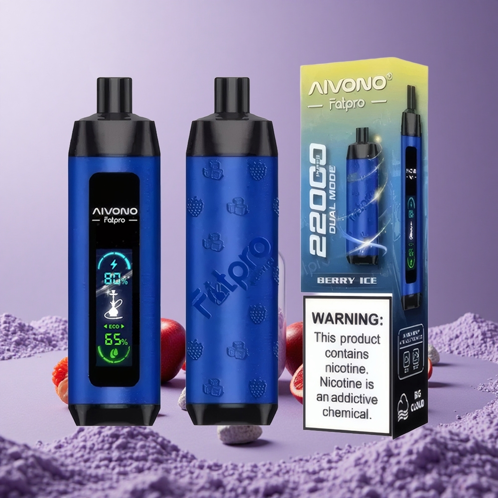 Aivono Aim Fatpro 22000 Puffs Berry Ice Nikotin 0% 2% 3% 5% Nikotin 28ml