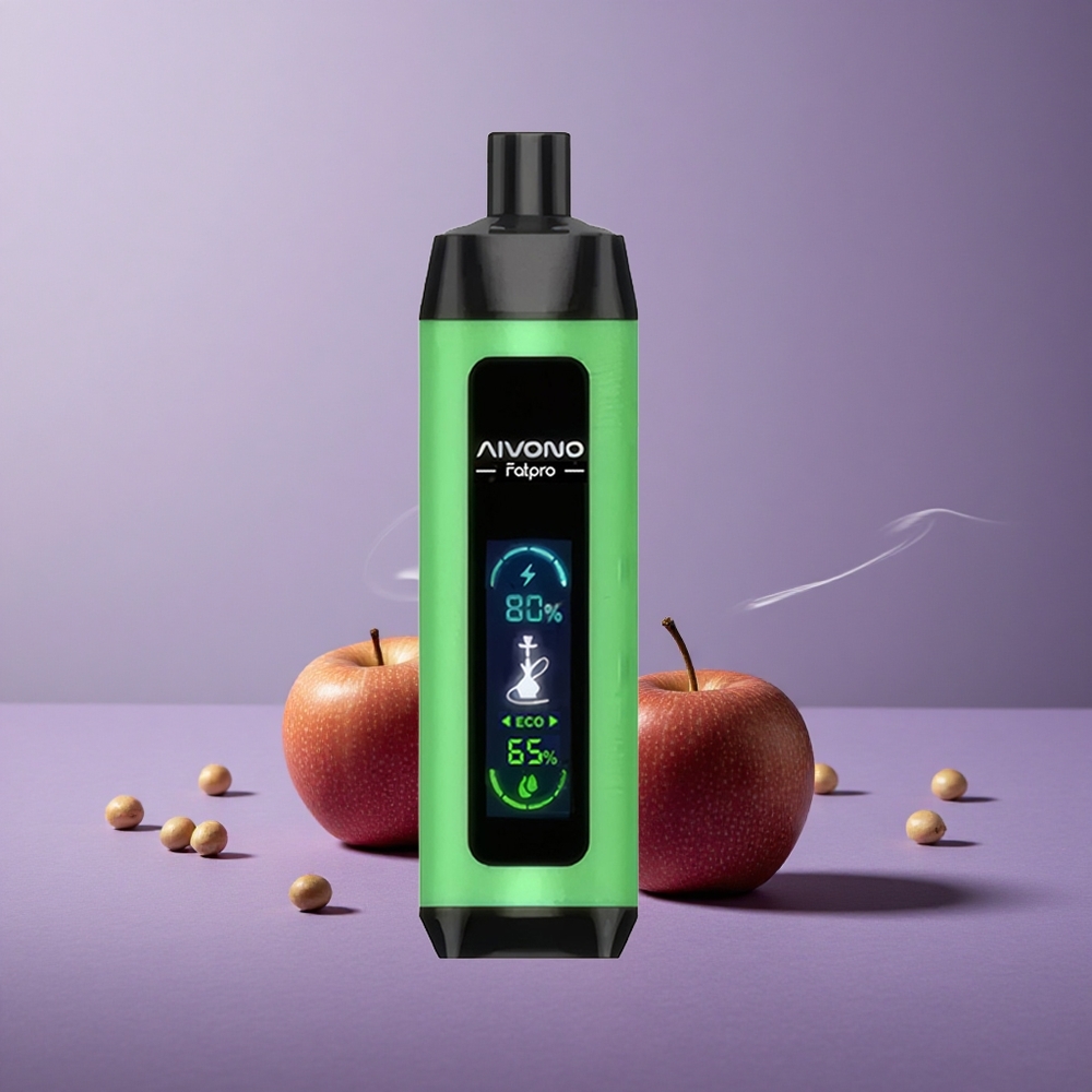 Aivono Aim Fatpro 22000 Puffs Dua Apel Nikotin 0% 2% 3% 5% Nikotin 28ml