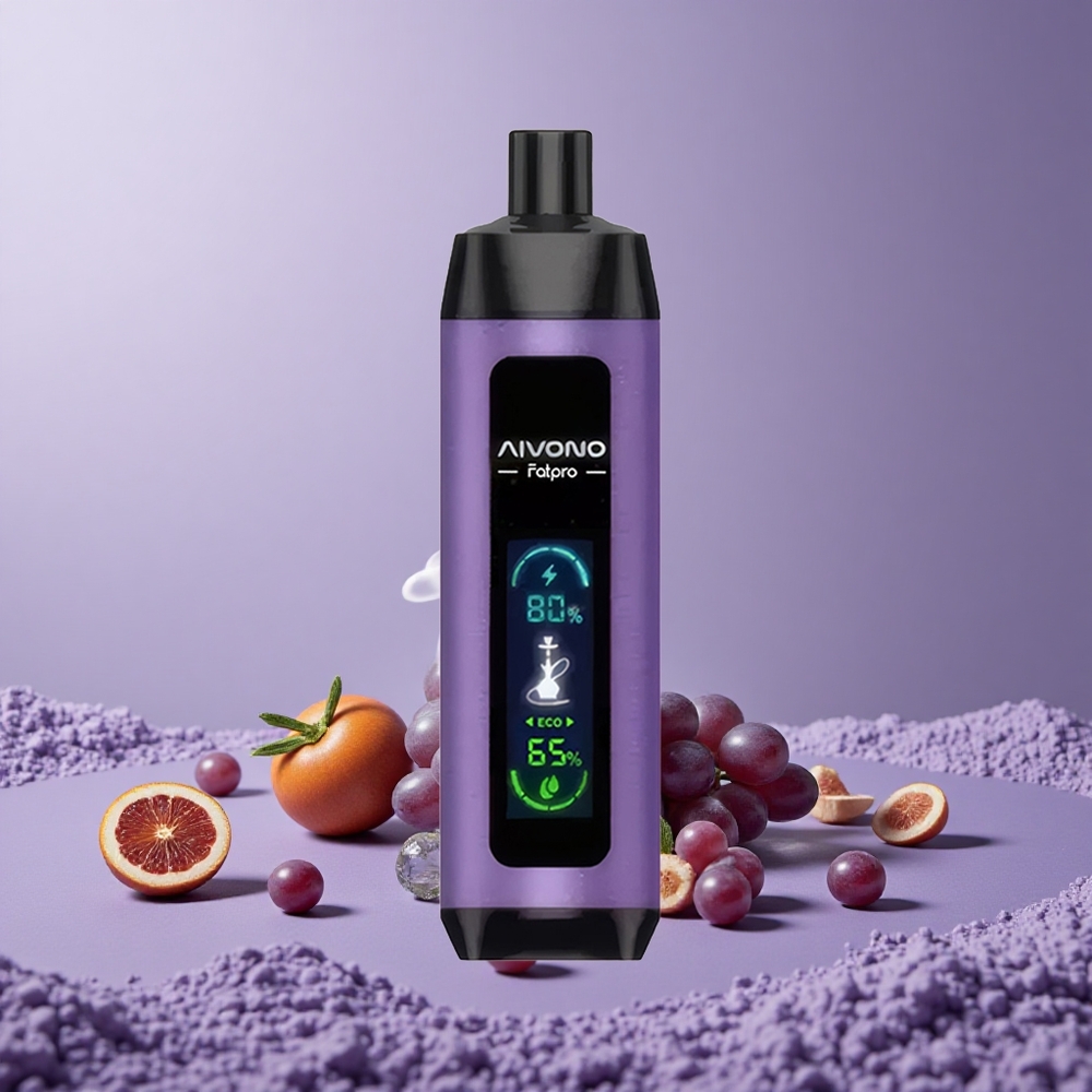 Aivono Aim Fatpro 22000 Puffs Grape Mint 28ml Nikotin 0% 2% 3% 5% Nikotin