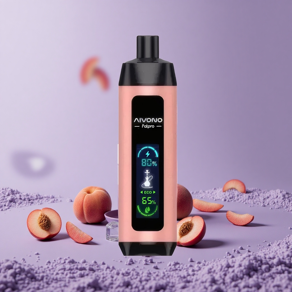 Aivono Aim Fatpro 22000 Puffs Peach Ice Nikotin 0% 2% 3% 5% Nikotin 28ml E-liquid