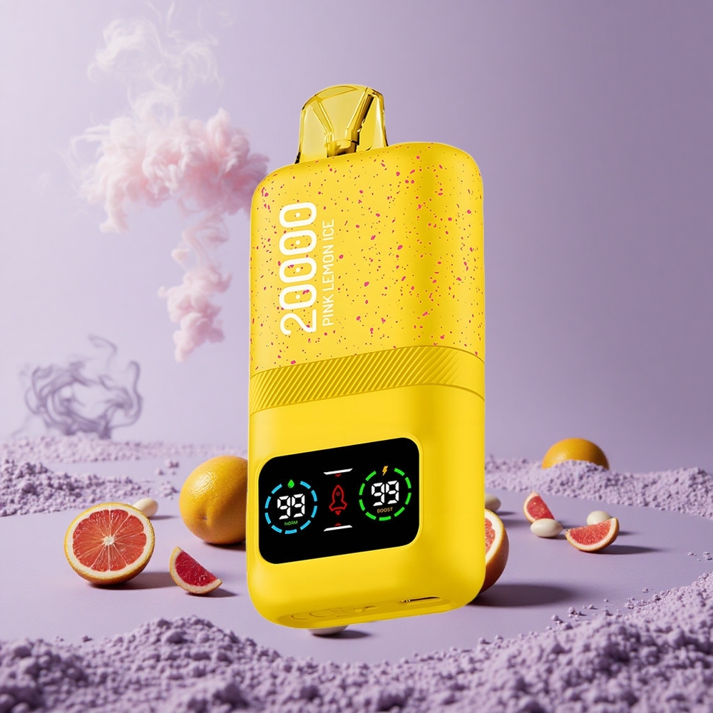 Aivono Aim Magic 20000 Puffs Pink Lemon Ice Nikotin 0% 2% 3% 5% Nikotin Tipe-C Isi Ulang