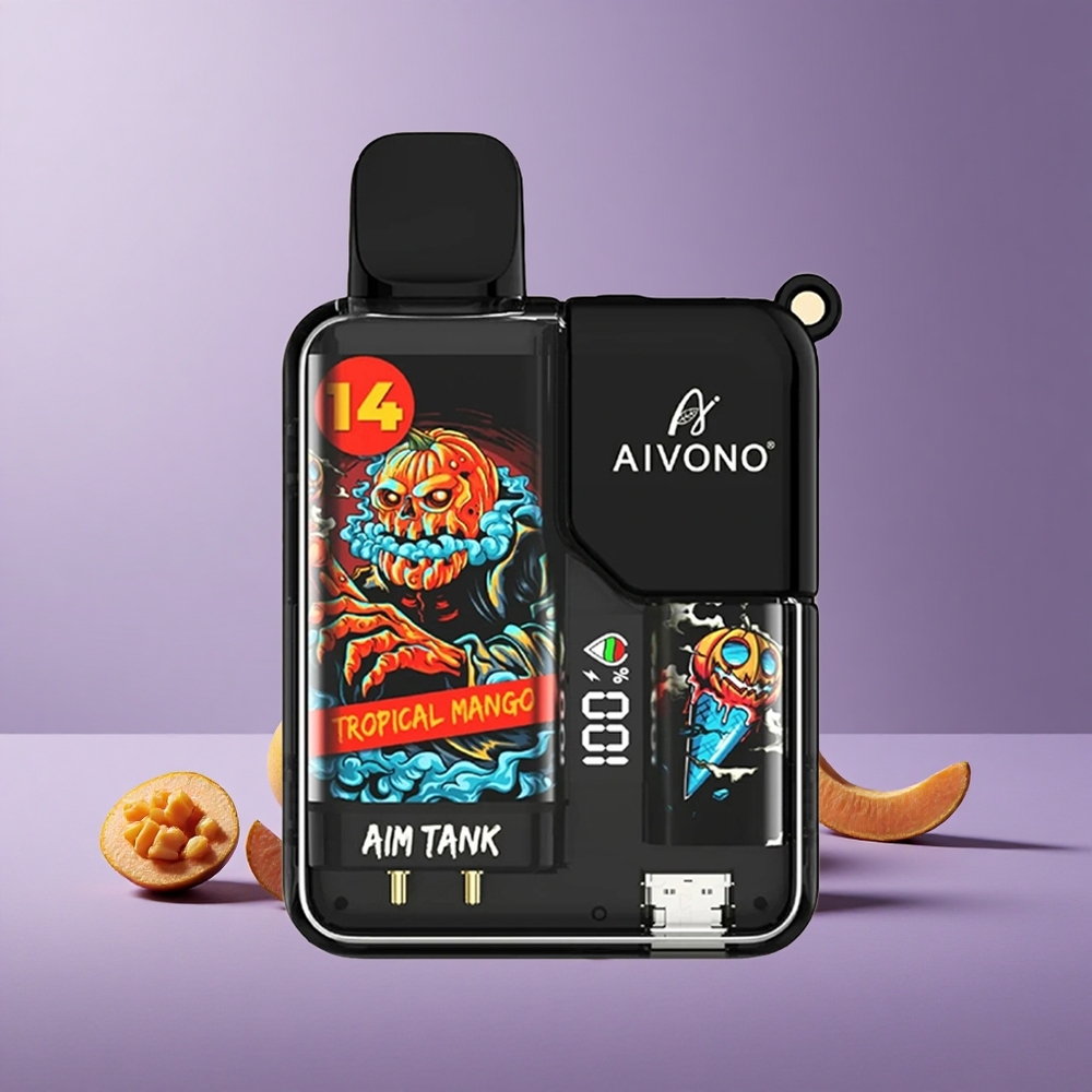 Aivono Aim Tank 9500 Puffs Vape Mangga Tropis 18ml 650mAh