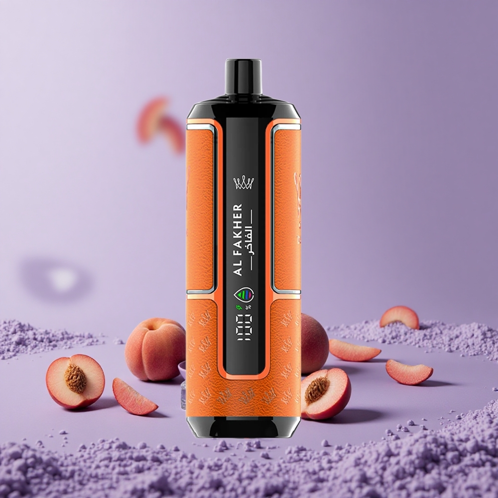 Al Fakher Crown Bar 15K Isi 22ml Baterai 600mAh Peach Ice
