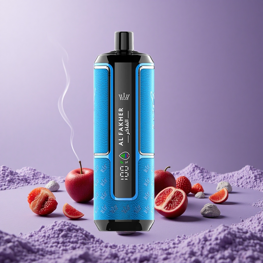 Al Fakher Crown Bar 15K Puffs Hypermax Kit Berry Ice Kapasitas 22ml Baterai 600mAh