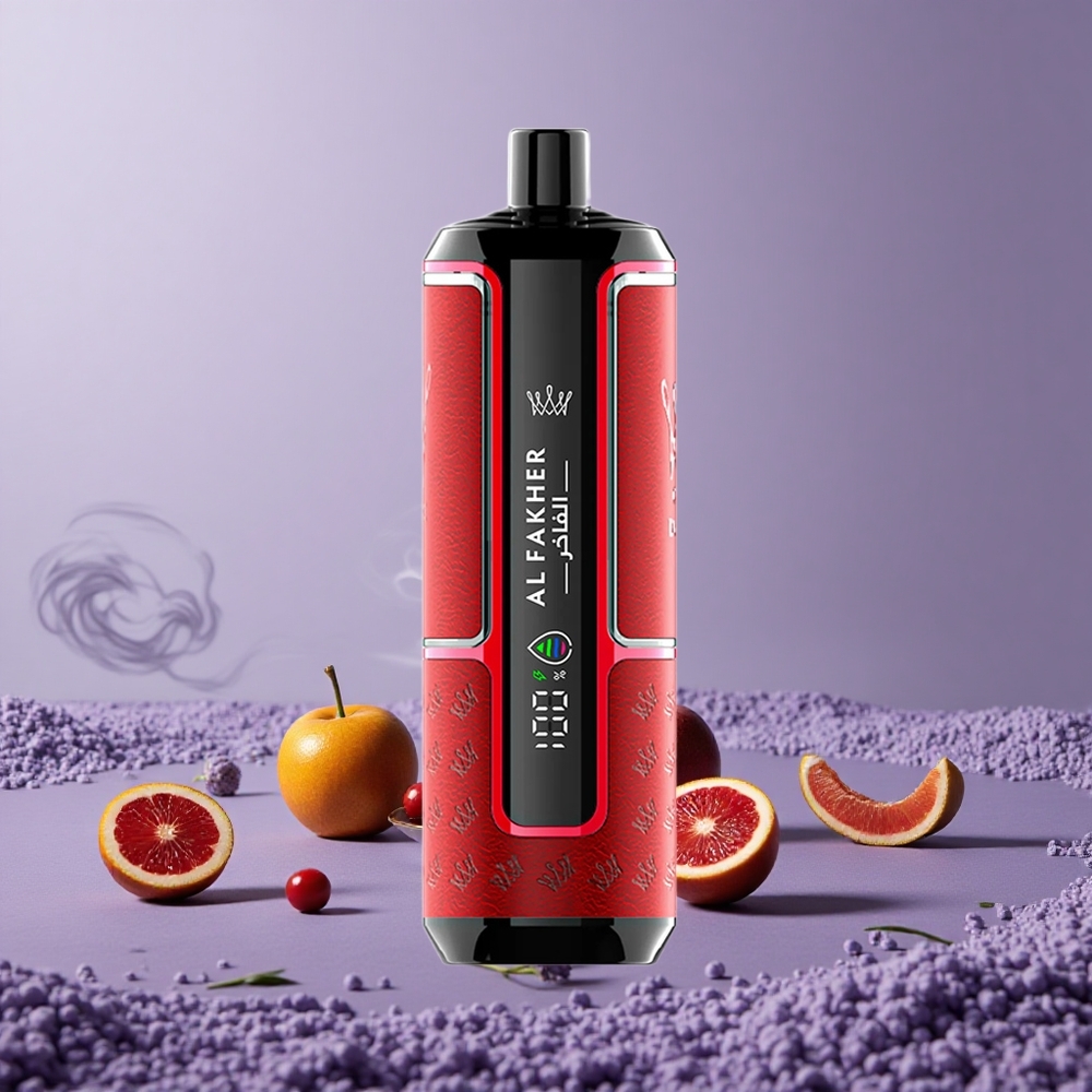 Al Fakher Crown Bar 15K Puffs Kapasitas E-Liquid 22ml Desain Portabel
