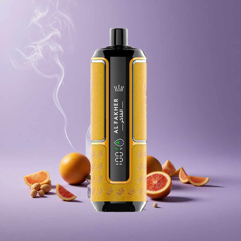 Al Fakher Crown Bar 15K Puffs Kapasitas E-Liquid 22ml Mango Ice