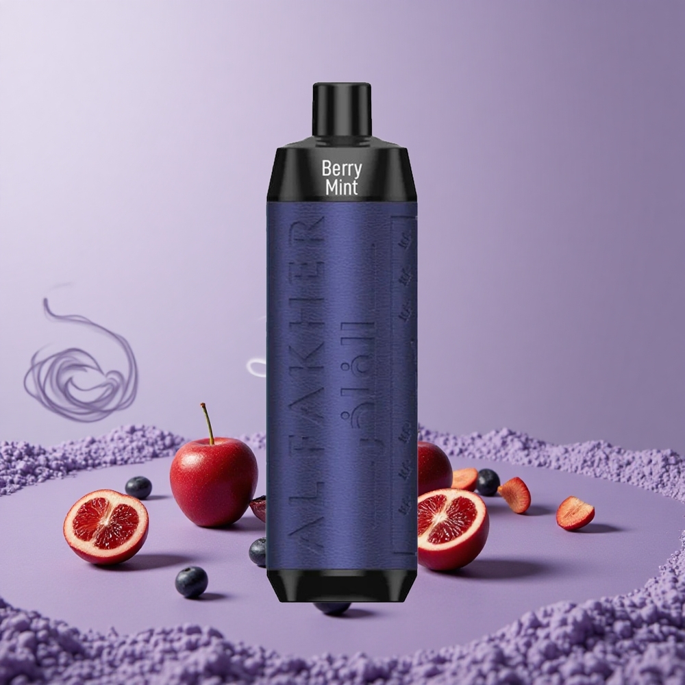 Al Fakher Crown Bar 8000 Berry Mint 18ml 8000 Puffs USB Type-C