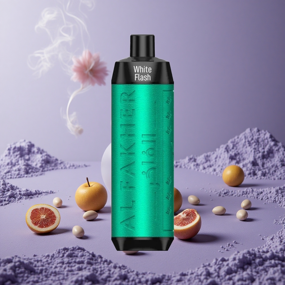 Al Fakher Crown Bar 8000 Puffs 18ml Kapasitas Cairan Kristal White Flash