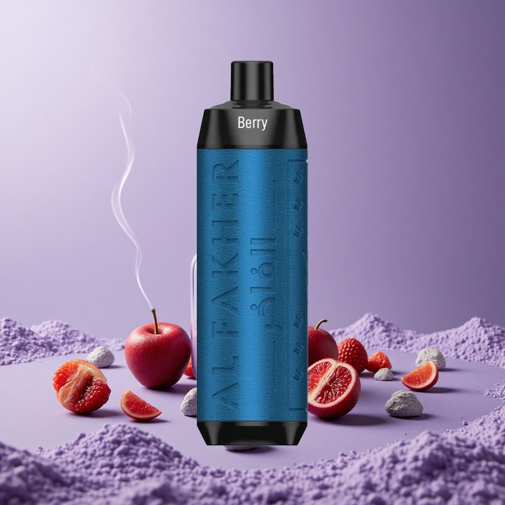 Al Fakher Crown Bar 8000 Puffs Berry Ice Kapasitas 18ml USB Type-C