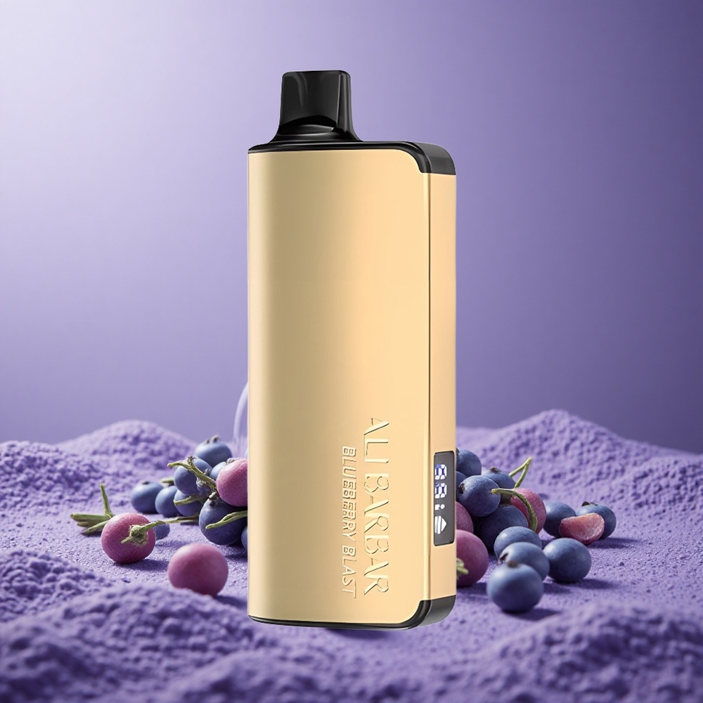Alibarbar Ingot 9000 Puffs Blast Blueberry Kapasitas Baterai 2350mah LED