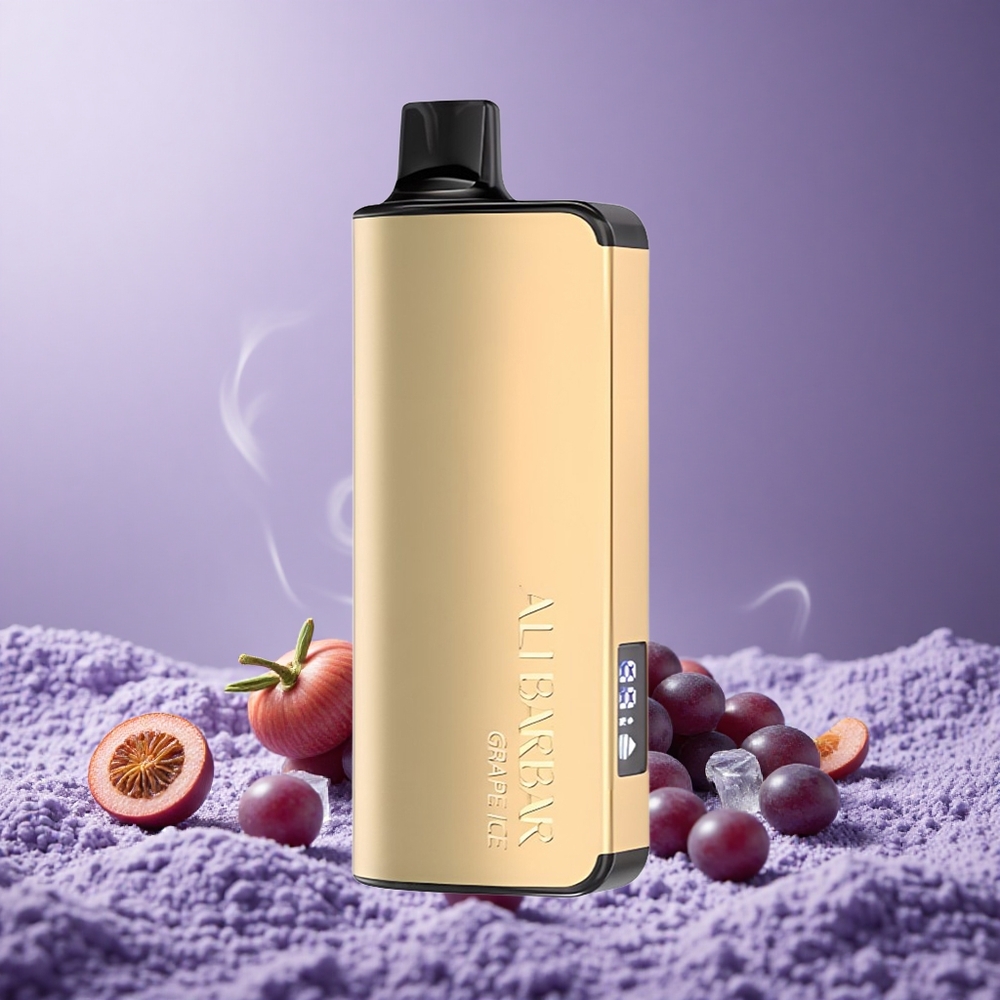 Alibarbar Ingot 9000 Puffs Kapasitas Baterai 2350mAh Grape Ice