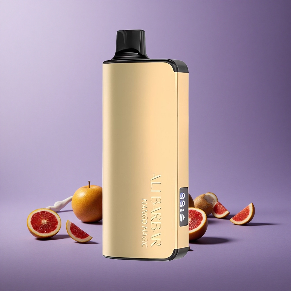Alibarbar Ingot 9000 Puffs Kapasitas Baterai 2350mAh Mango Magic