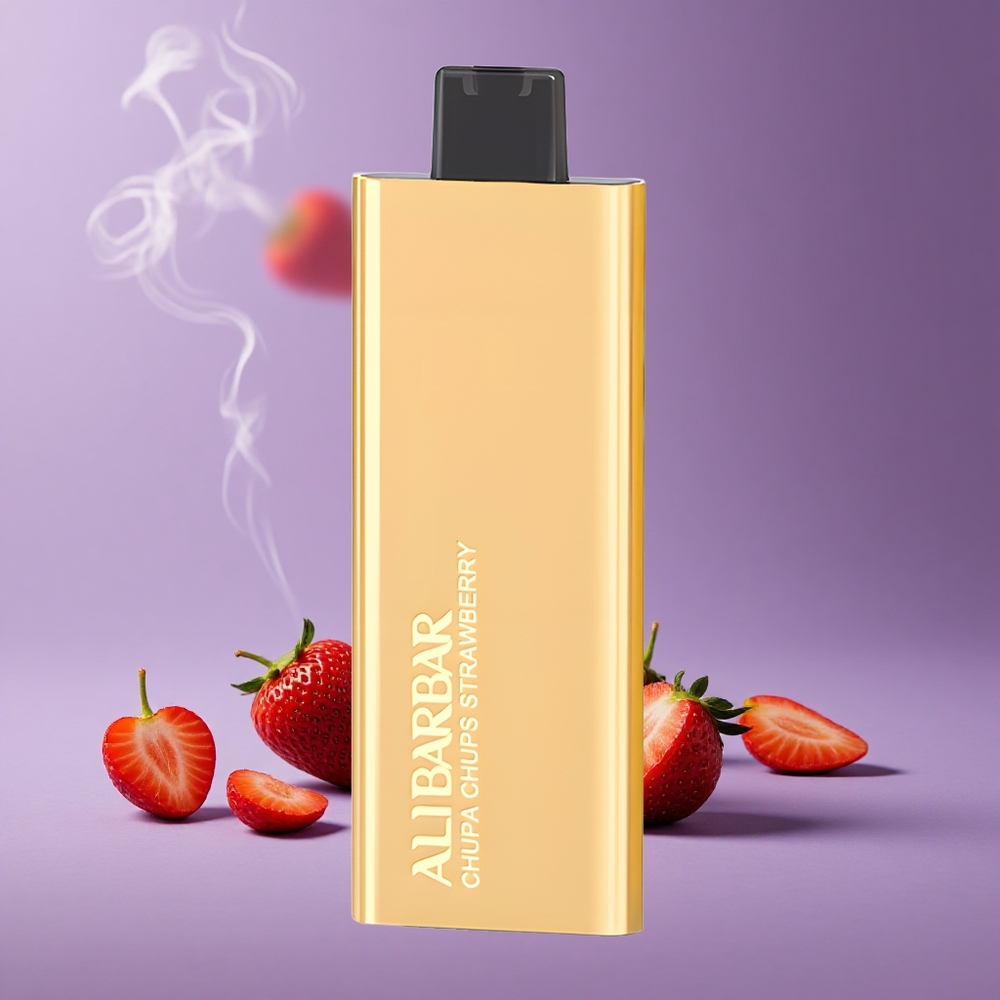 Alibarbar Pandora 7000 Puffs Vape ühekordne Chupa Chups Strawberry 17ml