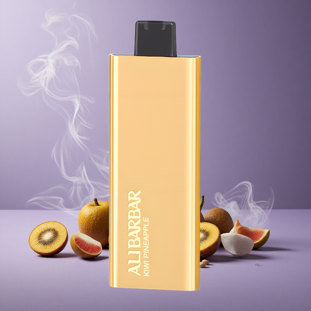 Alibarbar Pandora 7000 Puffs Vape ühekordne Kiwi Nanas Kapasitas 17 ml
