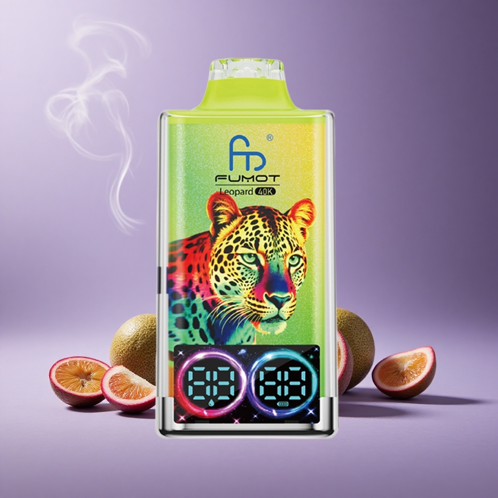 Fumot Leopard 40K Puffs Kiwi Passion Fruit Guava Dual Mesh 700mAh