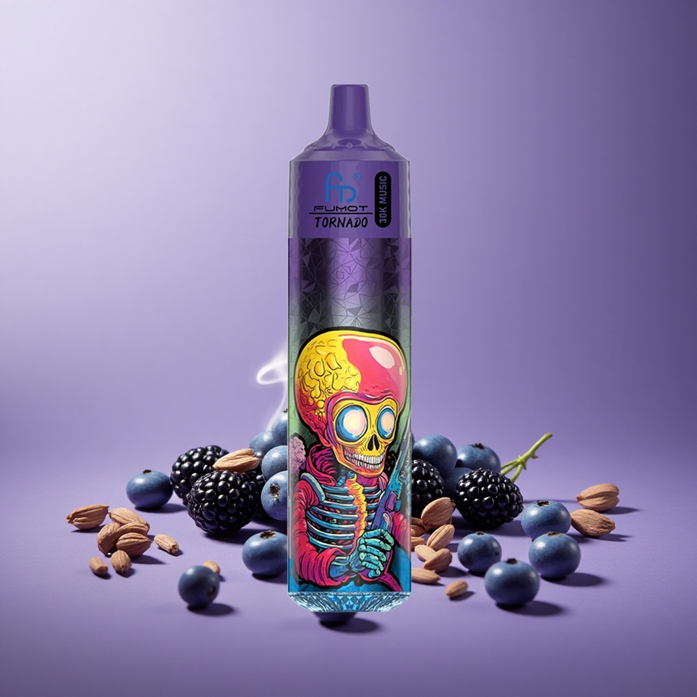 Fumot Randm Tornado 30000 Puffs Kapasitas 30mL Blueberry Blackberry