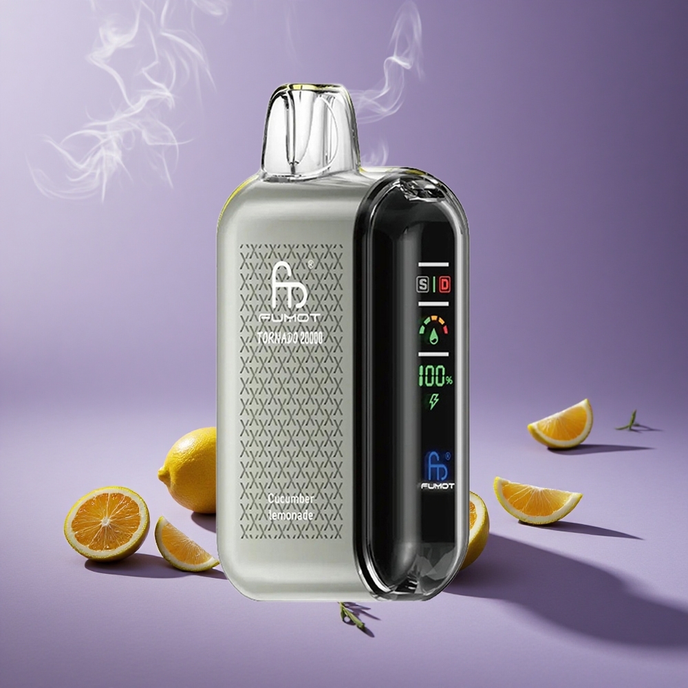 Fumot Tornado 20000 Puffs Mentimun Lemonade Kapasitas 20ml Baterai 850mAh