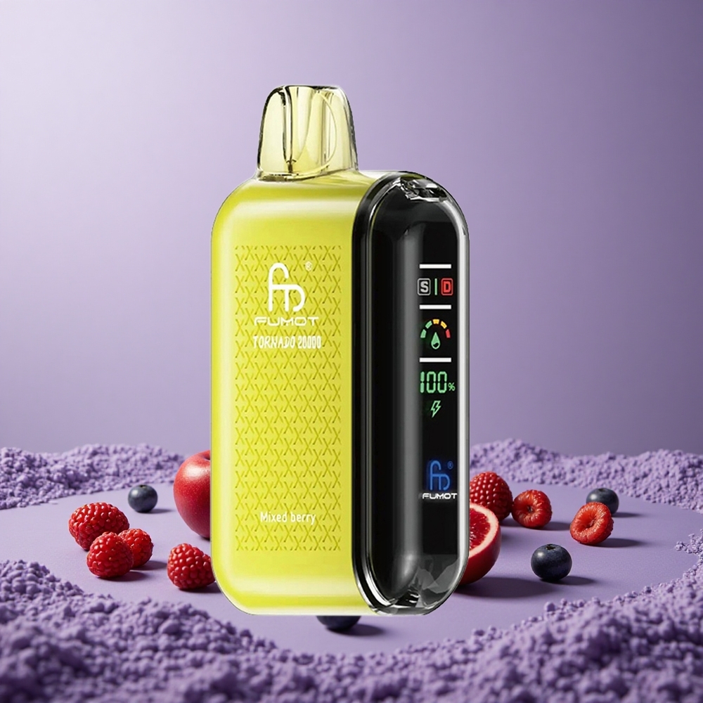 Fumot Tornado 20000 Puffs Mixed Berry Kapasitas 20ml Baterai 850mAh