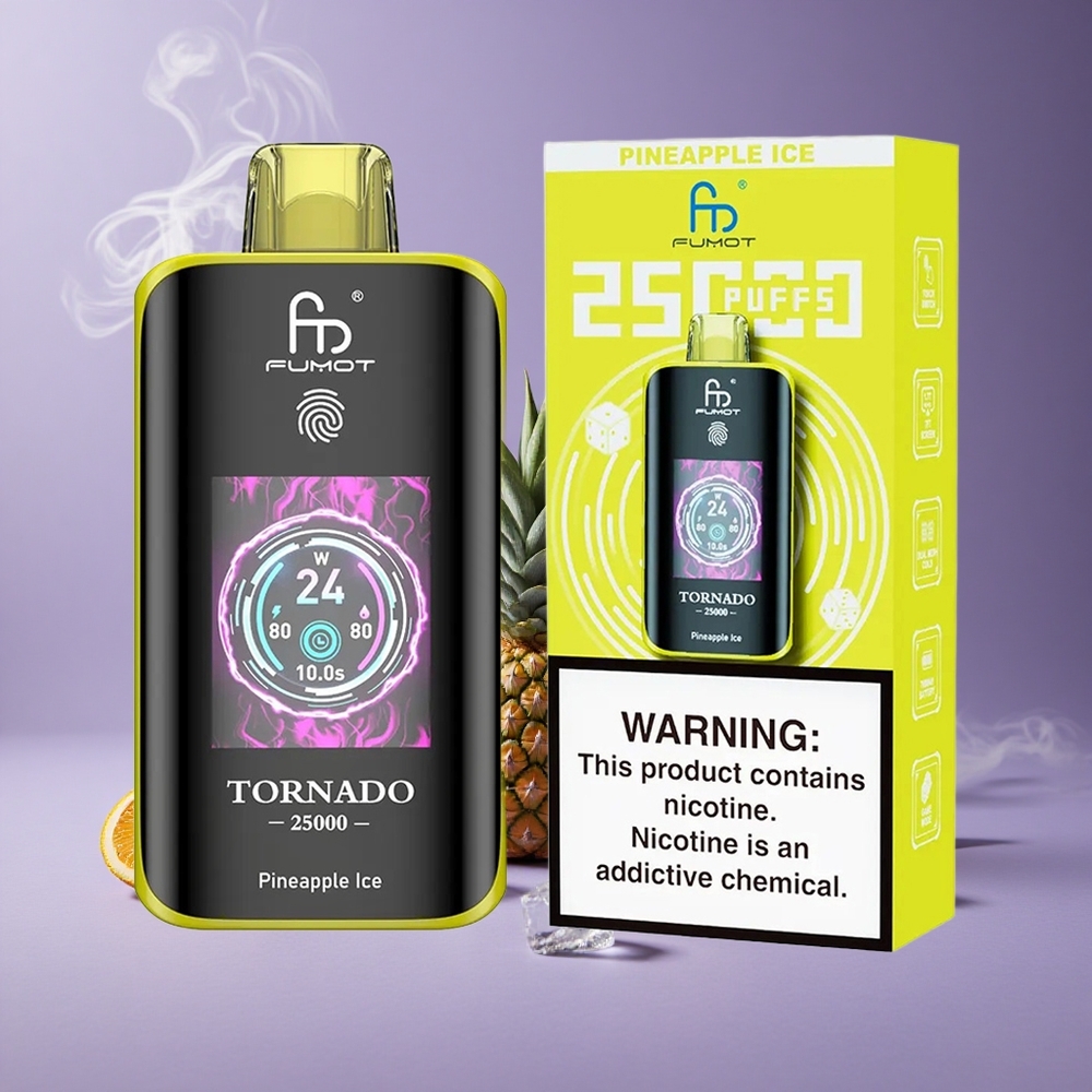 Fumot Tornado 25000 Puffs E-Liquid 20ml Nanas Es