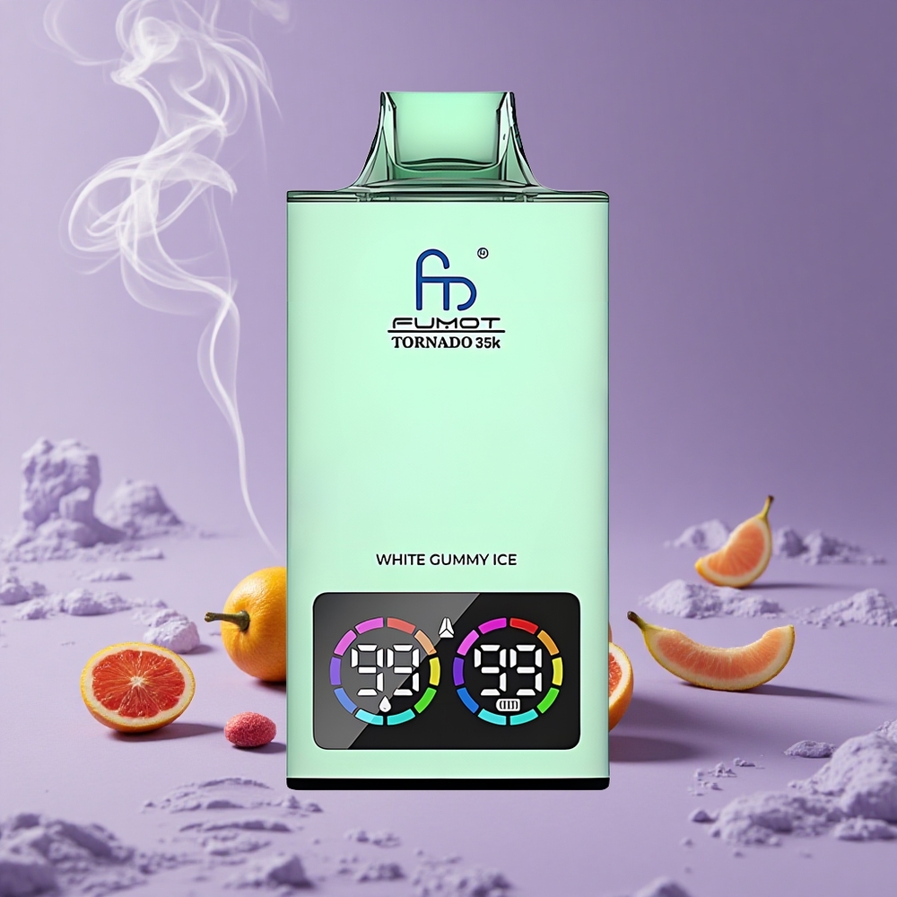 Fumot Tornado 35000 White Gummy Ice 15ml Baterai 700MAH