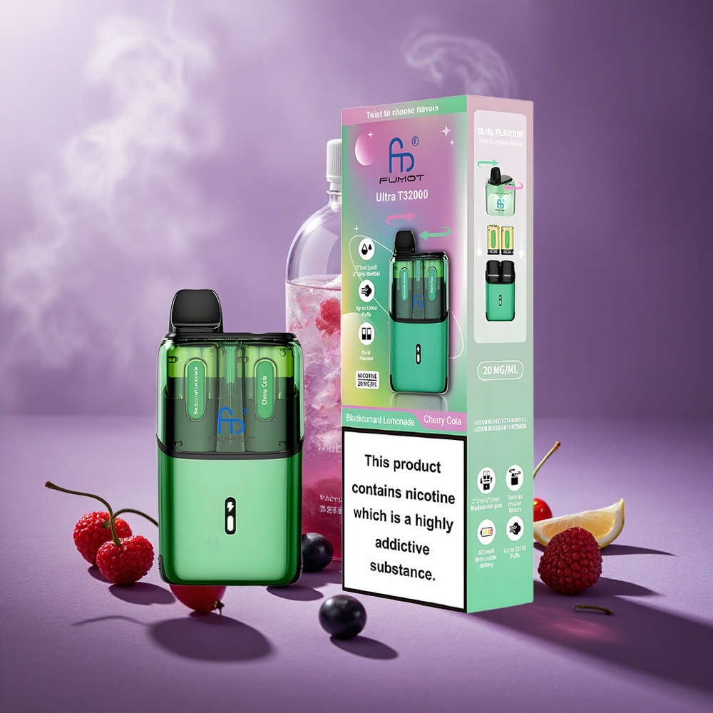 Fumot Ultra T32000 32000 Puffs Blackcurrant Lemonade - Cherry Cola 24ml