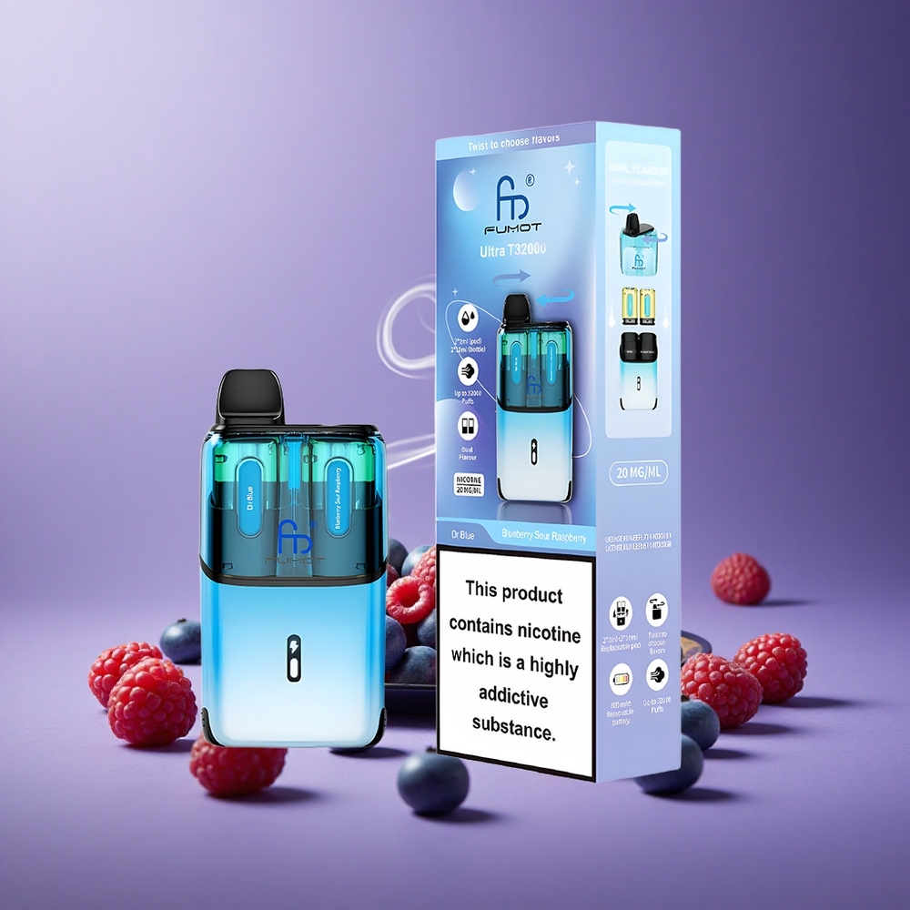 Fumot Ultra T32000 32000 Puffs Dr Blue - Blueberry Sour Raspberry 800mAh 24ml