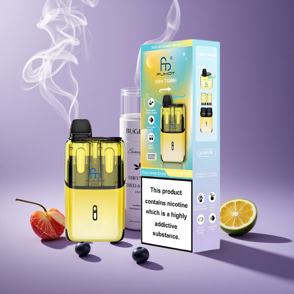 Fumot Ultra T32000 32000 Puffs Lemon & Lime + Lemon & Blueberry 800mAh 24ml