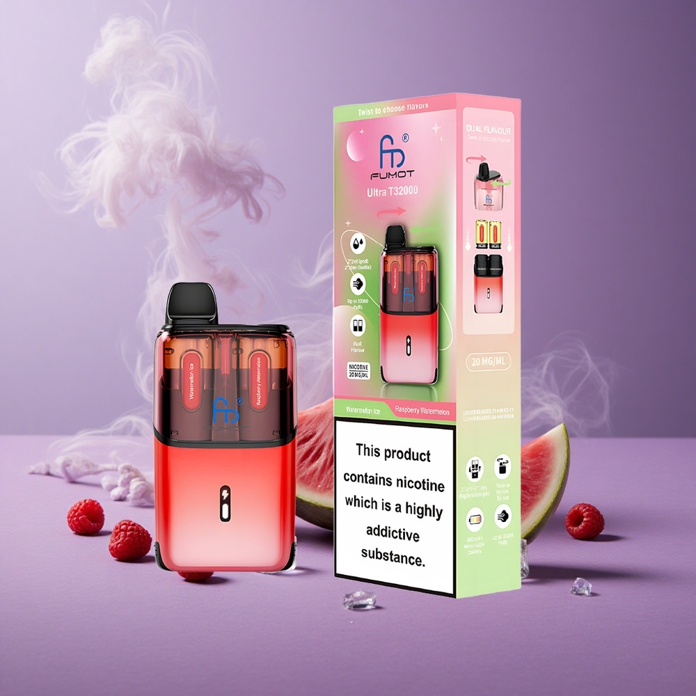 Fumot Ultra T32000 32000 Puffs Watermelon Ice - Raspberry Watermelon 24ml