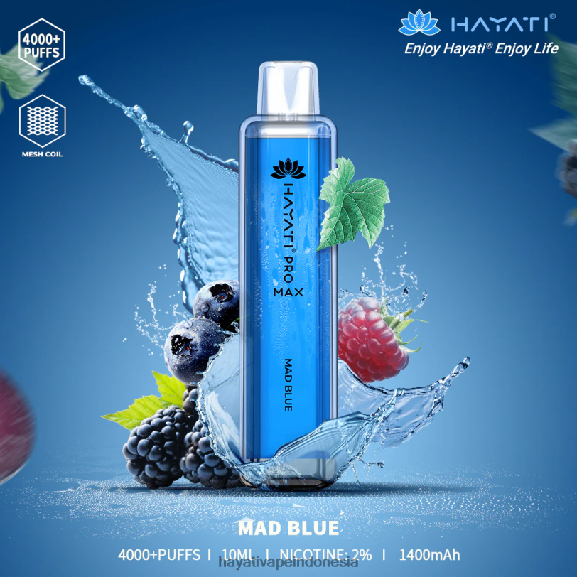 Hayati Pro Max sekali pakai biru gila A84L8110 - Hayati Store Indonesia