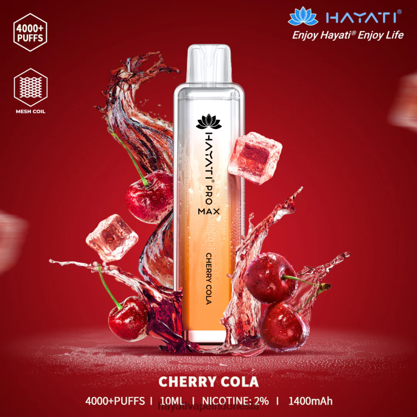 Hayati Pro Max sekali pakai ceri cola A84L8100 - Hayati Store Indonesia