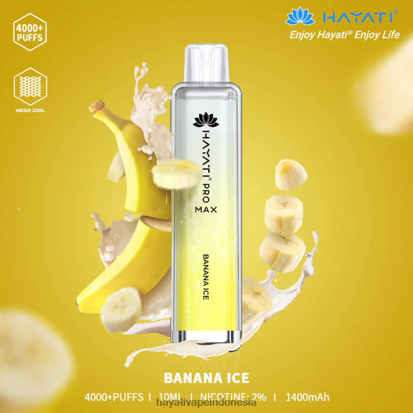 Hayati Pro Max sekali pakai es pisang A84L890 - Hayati Store Indonesia