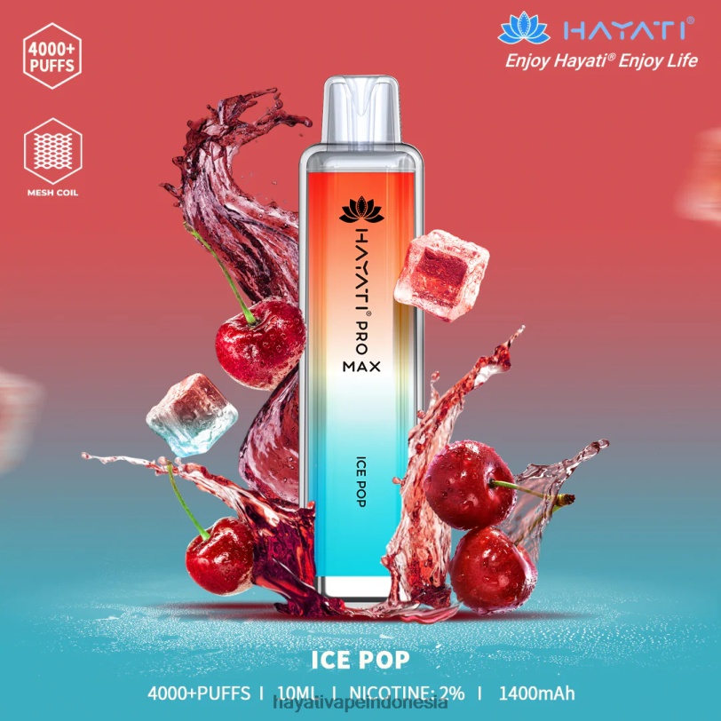 Hayati Pro Max sekali pakai es pop A84L8107 - Hayati Flavour List