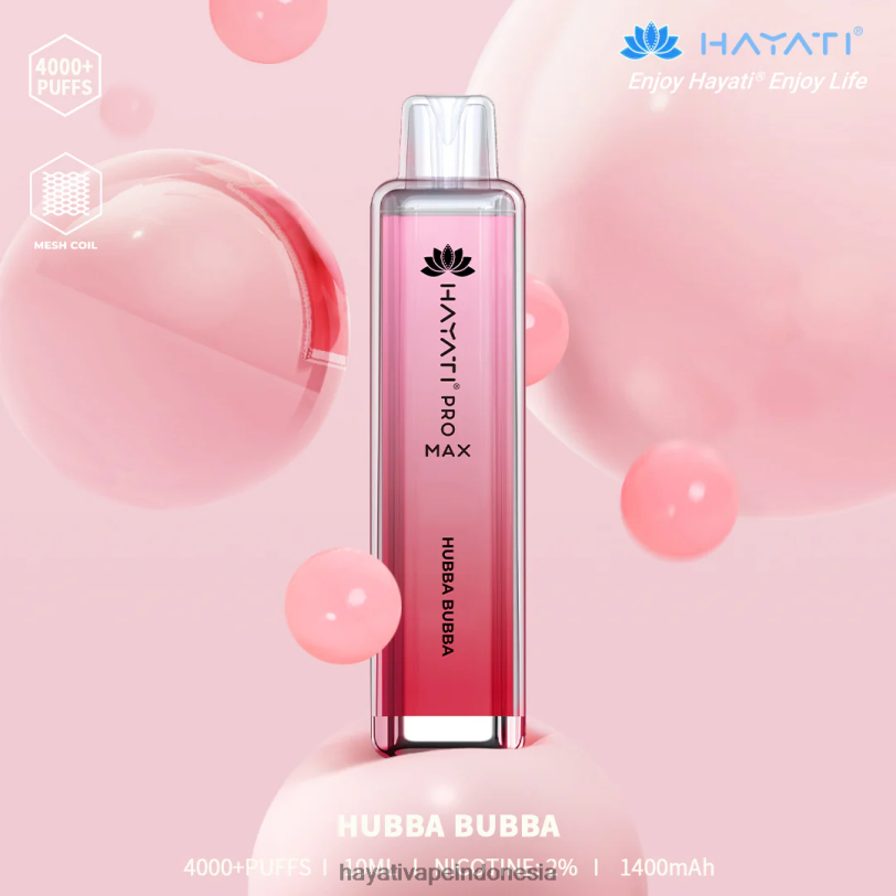Hayati Pro Max sekali pakai hubba bubba A84L8106 - Hayati Flavours Indonesia