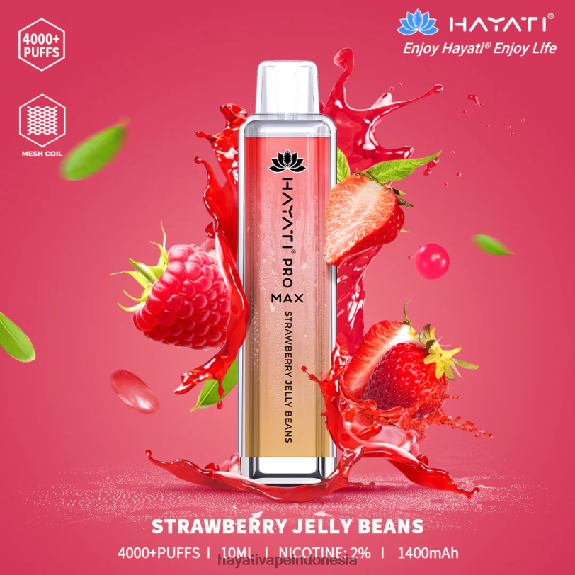 Hayati Pro Max sekali pakai kacang jeli stroberi A84L8142 - Hayati Jakarta