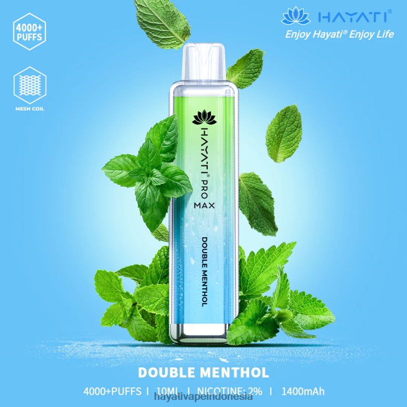 Hayati Pro Max sekali pakai mentol ganda A84L8102 - Hayati Jakarta