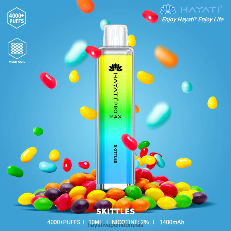 Hayati Pro Max sekali pakai skittles A84L8120 - Hayati Store Indonesia