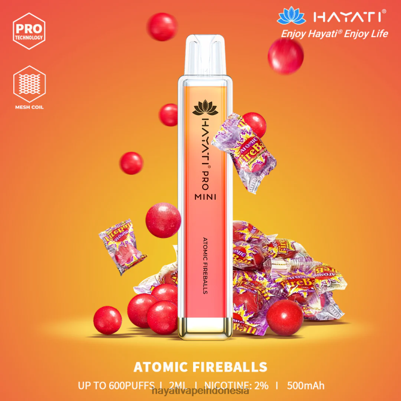 Hayati Pro Mini sekali pakai bola api atom A84L81 - Hayati Indonesia